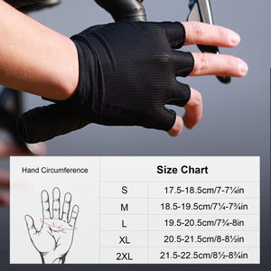 Guantes Deportivos Unisex de Medio Dedo para Verano, Transpirables, de Poliéster, para Ciclismo, con Protección Solar y Antideslizantes - Product Image 6