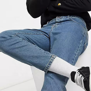 Vente en gros de jeans pour hommes, nouveaux modèles tendance, amples, droits, délavés, décontractés, personnalisés, en denim de qualité supérieure - Product Image 3