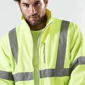 Veste d'hiver de sécurité imperméable à LED réfléchissante haute visibilité de classe 1 ANSI pour hommes, uniforme pour les agents de sécurité et les ouvriers du bâtiment - Product Image 3