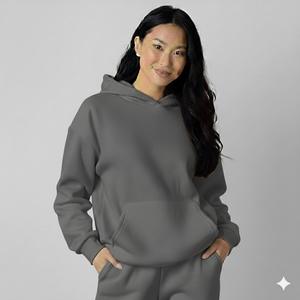 Nouveauté 2026 – Sweat à capuche OEM de haute qualité pour femme, manches longues, coupe oversize, personnalisable avec logo - Product Image 3