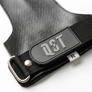 High Quality Customizable Leather Anti-Slip Comfortable Adjustable Finger Exercise Weight Lifting Hand Grips for Gym & Workout - Product Image 2