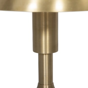 Lámpara de Mesa Moderna de Latón de Lujo con Pantalla de Lino Premium Extraíble, Iluminación Ecológica Lista para Diwali para Dormitorio y Sala de Estar - Product Image 4