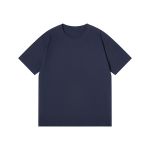 เสื้อยืด OEM ยูนิเซ็กซ์ ผ้าฝ้ายแท้ 230 กรัม คอกลม แขนสั้น สีพื้น ทรงหลวม สไตล์ลำลอง ใส่ได้ทั้งชายหญิง เหมาะสำหรับฤดูร้อน ขายส่งเสื้อยืดคู่รัก - Product Image 3