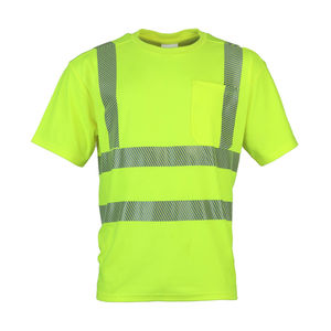 Camisetas de Seguridad Reflectantes de Alta Visibilidad con Logotipo Personalizado, Ropa de Trabajo, Ropa de Seguridad Reflectante de Alta Calidad para Hombre - Product Image 1