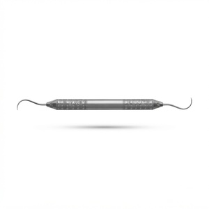 Sonda de diagnóstico dental PQ2N6 de doble punta, con codificación por colores y diseño bifurcado. Nabers. ergonómico, acero satinado ™ manivela. - Product Image 5