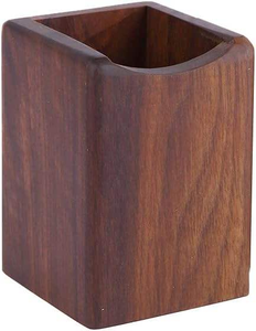 Porta lápices de madera, organizador de bolígrafos y lápices para escritorio, con un acabado natural de alta calidad. - Product Image 2