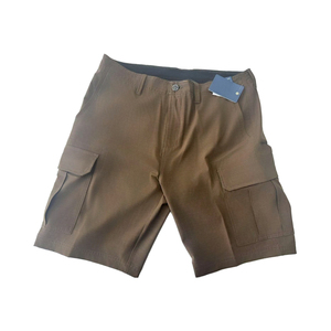 กางเกงขาสั้นคาร์โก้ผู้ชายแบบกันน้ำ ระบายอากาศ แห้งเร็ว ไซส์ใหญ่ ทรงหลวม ความยาวปานกลาง สไตล์ลำลอง มีกระเป๋าหลายช่อง แบบเจ็ดส่วน - Product Image 4