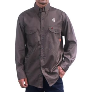Clothing Working <b>Shirt</b> 100% Cotton <b>Flame</b> Retardant Workwear Unisex Long Sleeve Heavy Duty Welding <b>Shirt</b> 2026 - Product Image 5
