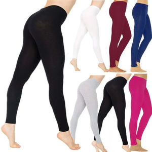 Leggings de Cintura Alta para Mujer, Tallas Grandes, Transpirables, de Secado Rápido, con Spandex/Poliéster, Cintura Elástica, Material Suave, Servicio Personalizado - Product Image 1