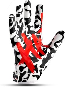 Guantes de Fútbol Americano Personalizados de Alta Calidad para Mujer, Estilo Inspirado en Minifalda de Cuero, Guantes Deportivos Transpirables - Product Image 5