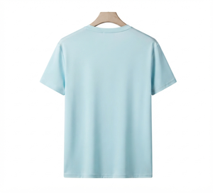เสื้อยืดผู้ชายผ้าฝ้าย 100% น้ำหนัก 220 กรัม ทรงปกติ สวมใส่สบาย ผลิตตามสั่ง รับผลิตเสื้อยืดแบบ OEM และแบรนด์ส่วนตัว - Product Image 3