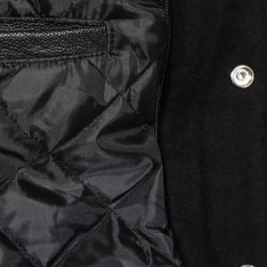 New Style Custom <b>Men</b> Wool Varsity <b>Jackets</b> Wholesale Letterman <b>jacket</b> with <b>leather</b> sleeves OEM service hot selling <b>jacket</b> for <b>men</b> - Product Image 2