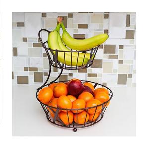 Cesta de Hierro para Almacenamiento de Frutas, Producto Hecho a Mano con Estilo, Contenedores Metálicos para Frutas, Diseño Moderno - Product Image 4