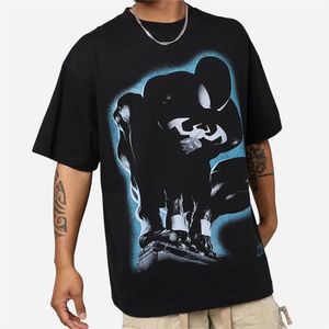 T-shirt surdimensionné Mawra en coton épais 100% avec impression graphique DTG, style streetwear vintage, unisexe, été, logo personnalisé - Product Image 1
