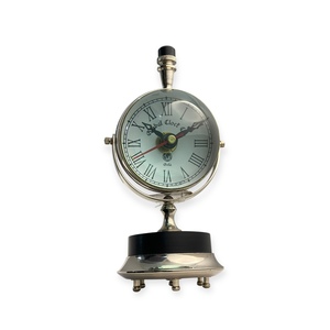 Vintage Globe Clock <b>Rotating</b> <b>Desk</b> Clock Roman Numeral Quartz Table Clock Decorative Desktop Clock Office <b>Desk</b> Decor Home Decor - Product Image 4
