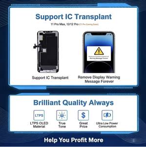 Écran OLED rigide <span class=keywords><strong>EK</strong></span> Pro pour réparation de téléphones portables iPhone – Gamme complète, best-seller pour iPhone 14, 15, 16, 17 – Prise en charge de l'affichage IC assemblé - Product Image 3