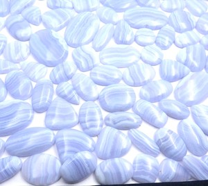 Handmade Blue Lace Agate Quartz Gemstone Oval/<b>Cushion</b> Cut Polished Loose Stones for Jewelry Making Jaipur Pairs - Product Image 3