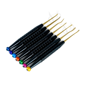 Sambrialmed International Proximator Luxating Elevators Spade PDL, Juego de 7 Piezas en Caja, Recubrimiento de Titanio Negro, SI-44-425, Certificado CE - Product Image 1