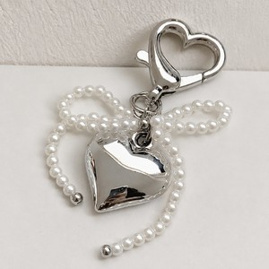 พวงกุญแจพร้อมสายคล้องแบบเกาหลี Geuripbi Aurora Silver Layered Key Ring ผลิตในเกาหลี พร้อมคาราไบเนอร์สำหรับโปรโมชั่น - Product Image 1