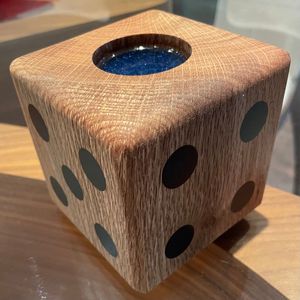 Handcrafted Waterproof Resin Wood <b>Dice</b> <b>Set</b> Decorative Gaming <b>Dice</b> Premium Hand-painted Customized Color Sculpture Pattern - Product Image 3