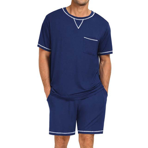 High Street Style Custom Men's Clothing Summer Street Style Terry 100% Cotton Quick Dry 2-piece T-shirt & <b>Shorts</b> Set - Product Image 5