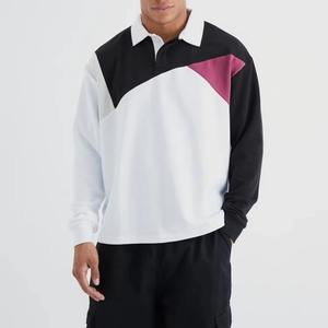 Custom Men's Retro Design Breathable Long Sleeve Rugby Sports <b>Shirts</b> Breathable Fabric Oversize Training Wear Men's Polo <b>Shirts</b> - Product Image 1