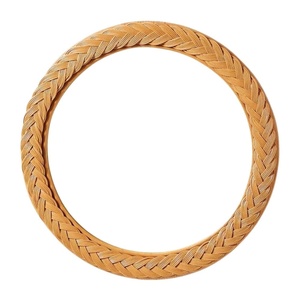 High Quality Round Rattan <b>Mirror</b> Children Furniture Kids Room Eco Friendly Classic Braided Border Round Wall <b>Mirror</b> Hot Sale - Product Image 2