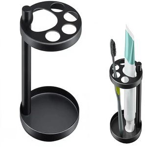 Indian Made Metal <b>Toothbrush</b> <b>Holder</b> Stand Customized Bathroom Storage Toothpaste Razor <b>Holder</b> Suction Cup Wholesale Factory - Product Image 1
