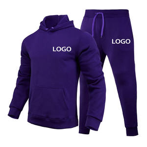 Survêtement Homme Hiver Personnalisé Grande Taille Léger 2 Pièces Uni pour Gym et Jogging - Product Image 2