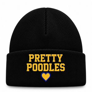 Gorro Negro para Mujer Sigma Gamma Rho, Personalizado con Bordado SGRho, Gorro de Invierno Cálido de Punto con Puño, Gorro Casual de la Hermandad Griega - Product Image 1