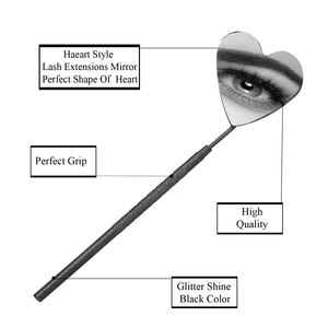 Espejo de inspección de extensiones de pestañas premium para maquilladores, herramienta de salón de belleza para aplicación de pestañas postizas, espejo de mano para pestañas - Product Image 5