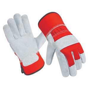 ถุงมือทำงานหนังวัวแบบแยกส่วนประสิทธิภาพสูงถุงมือเชื่อมด้วยมือเพื่อความปลอดภัยในอุตสาหกรรม - Product Image 1