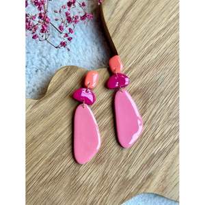 Pendientes de Resina Premium, Diseño Elegante Hecho a Mano para una Durabilidad Prolongada, para Fiestas, Uso Casual y Festivo - Product Image 6