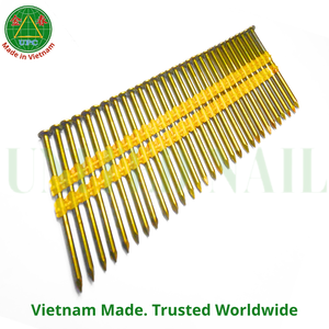 ตะปูเหล็กสำหรับโครงสร้างขนาด 21 องศา 3.0x76 มม. จำนวน 4000 ชิ้น แบบเกลียวพร้อมเคลือบสีเหลือง ผลิตภัณฑ์จากโรงงานชั้นนำของเวียดนาม - Product Image 2