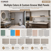 Panneau mural SPC en ardoise, panneau composite pierre-plastique de luxe, imperméable, pour salle de bain, entrepôt, salle d'exposition, mur de fond