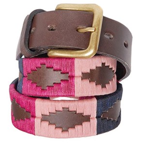 Ceinture Polo en Cuir Véritable Personnalisée pour Hommes, Tressée à la Main, Broderie Gaucho, Prix Fournisseur Fabricant LPB-0040 - Product Image 4
