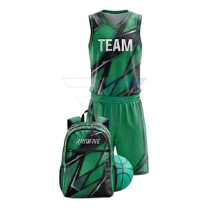 Uniforme de Baloncesto Transpirable de Secado Rápido, Nuevo Estilo, Económico, de Alta Calidad, Manga Corta, Precio al por Mayor, con Accesorios y Bolsa - Product Image 4