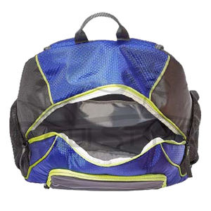 Sac à dos de football bleu, sac de sport durable avec plusieurs compartiments, vente en gros, sac à dos de voyage pour entraînement de football pour adultes - Product Image 2