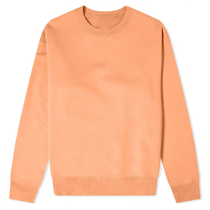 Custom Embroidery Logo Slim Fit Sweatshirt 100% Cotton Crew Neck Knitted OEM Streetwear Sweatshirt - Product Image 4