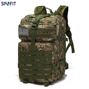 Sac à dos tactique Oxford camouflage style national personnalisé en gros 45L Molle imperméable antivol avec doublure en polyester pour hommes - Product Image 5