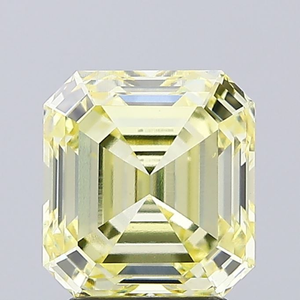 Diamant de laboratoire de haute qualité, jaune intense, taille radiant, 1,05 carat, VS2, excellente qualité, pierre précieuse certifiée. - Product Image 5