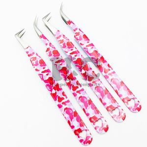 Nouvelle pince à épiler professionnelle en acier inoxydable durable à pointe dentelée pour extensions de cils, avec pointe en fibre antidérapante pour une prise parfaite - Product Image 5