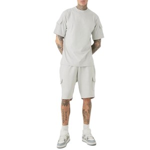 Ensemble deux pièces pour homme, t-shirt et short, vêtements d'été, shorts de haute qualité, dernier style, respirant, design personnalisé - Product Image 1
