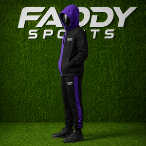 Sweat à capuche zippé personnalisé avec logo, bicolore, pour homme, style streetwear, molleton épais, vente en gros, sweat-shirt entièrement zippé - Product Image 4