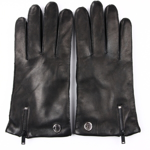 Gants de conduite en cuir de mouton noir pour homme – Accessoire de mode élégant pour activités de plein air, usage quotidien, fêtes et voyages - Product Image 6