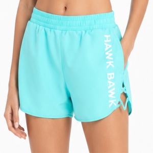 Custom <b>Women's</b> <b>Swim</b> <b>Shorts</b> Turquoise Sport <b>Shorts</b> Elastic Waist Quick Dry Knitted With Pockets Breathable Lightweight <b>Swim</b> <b>Short</b> - Product Image 1