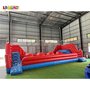 Carrera de obstáculos de juego Wipeout inflable de grado comercial para negocios de alquiler y eventos de Carnaval - Product Image 2