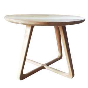 Premium Durable Teak <b>Wood</b> Coffee <b>Table</b> Set Luxury Modern Elegant Home Living Room Furniture <b>Round</b> Shape - Product Image 4