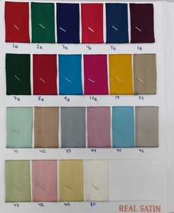 Tissu rebondissant en polyester satiné véritable, écologique, poids moyen 60 GSM, tissé pour vêtements, Kurti, robe, sari, vêtements de nuit pour femmes et filles - Product Image 1