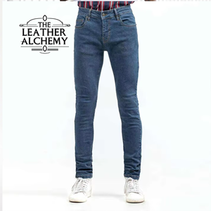 Men Relaxed Fit <b>Denim</b> Jeans Durable Cotton <b>Material</b> Modern Street Style Fashion Everyday Wear <b>Denim</b> Bottoms - Product Image 1